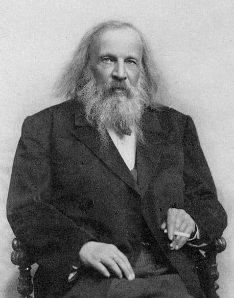 Portrait of Dmitri Ivanovich Mendeleev